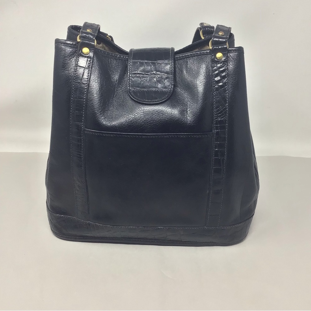 Vintage Black Brahmin Classic Tote - Picture 3 of 16